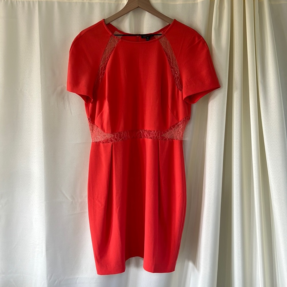TOPSHOP Lace Detail Dress